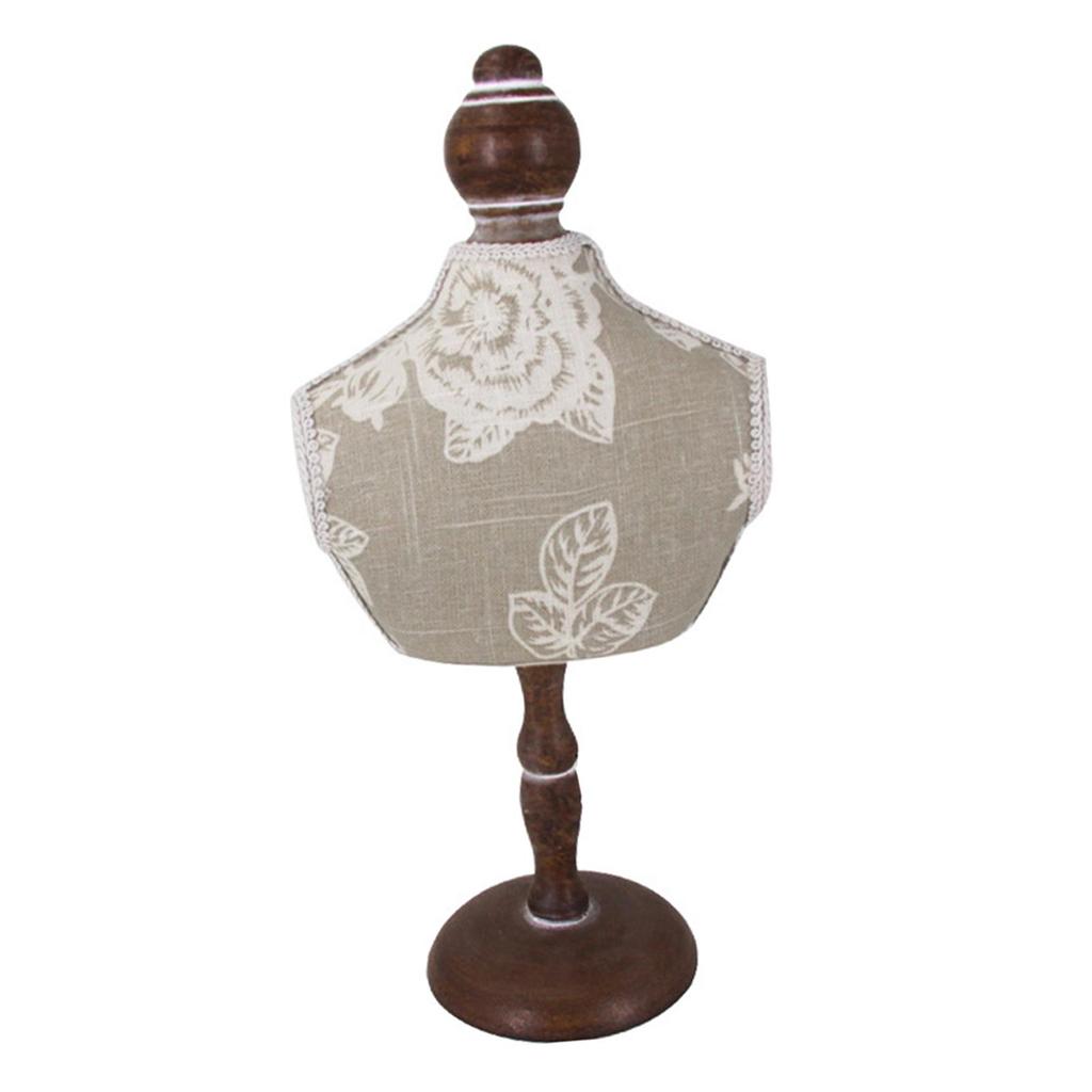 Necklace Storage Holder Mannequin Elegant Display Stand Jewelry Chain Organizer Decor Girls