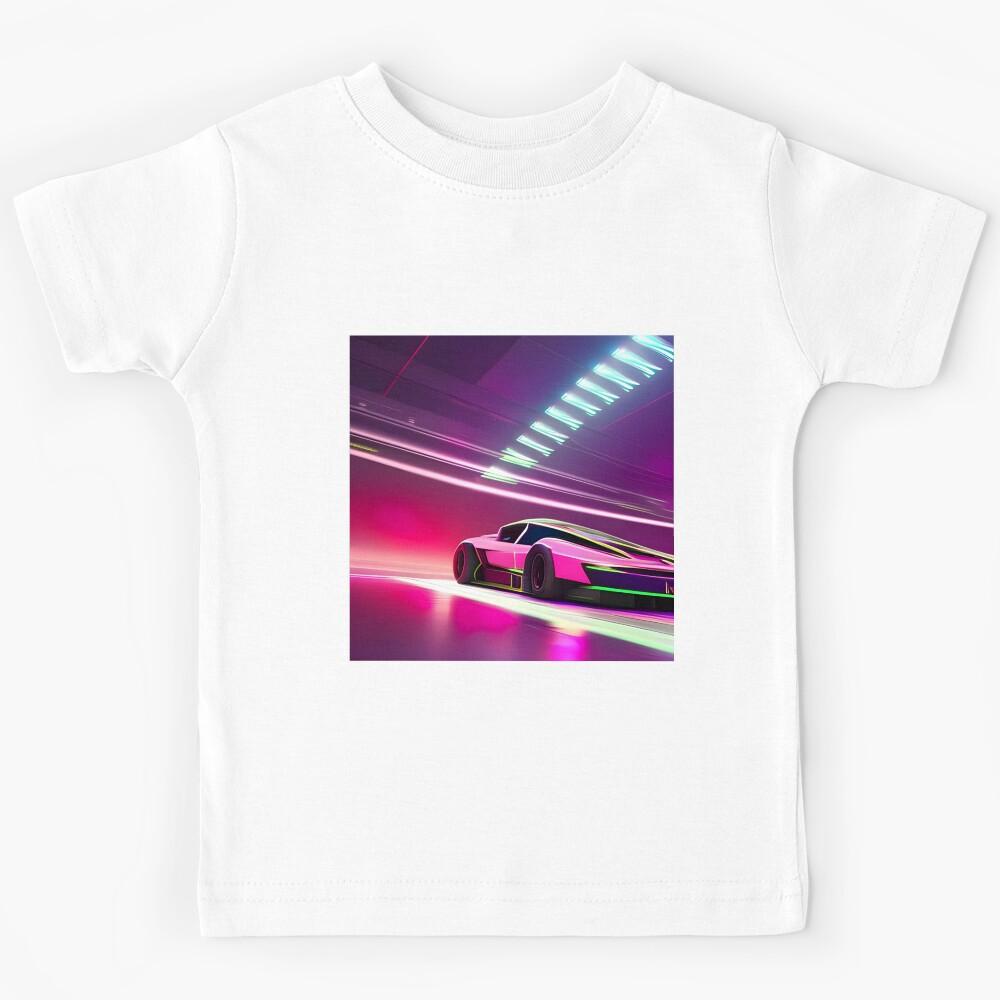 Synth City Racer Kids T-Shirt 130