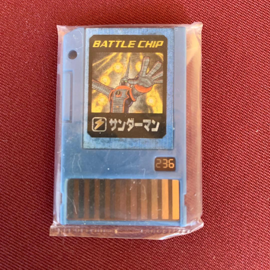 Used Rockman EXE Thunderman Battle Chip 236