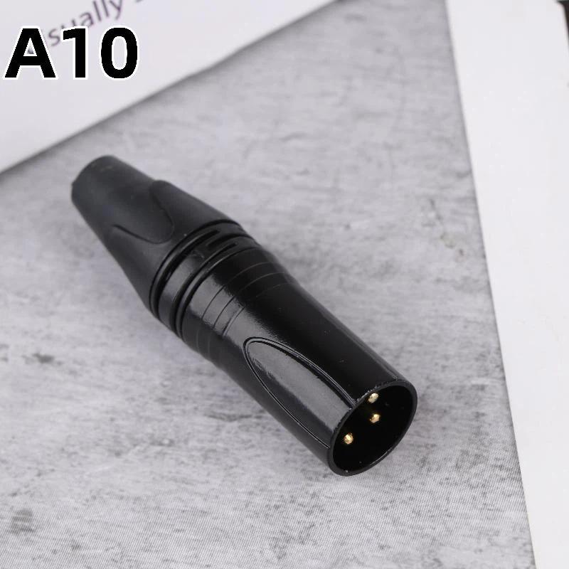 1/2Pcs Pin Xlr Plug Jack Male / Female Microphone Connector Mic Adapter Xlr Cable Terminal Audio Wire Connector