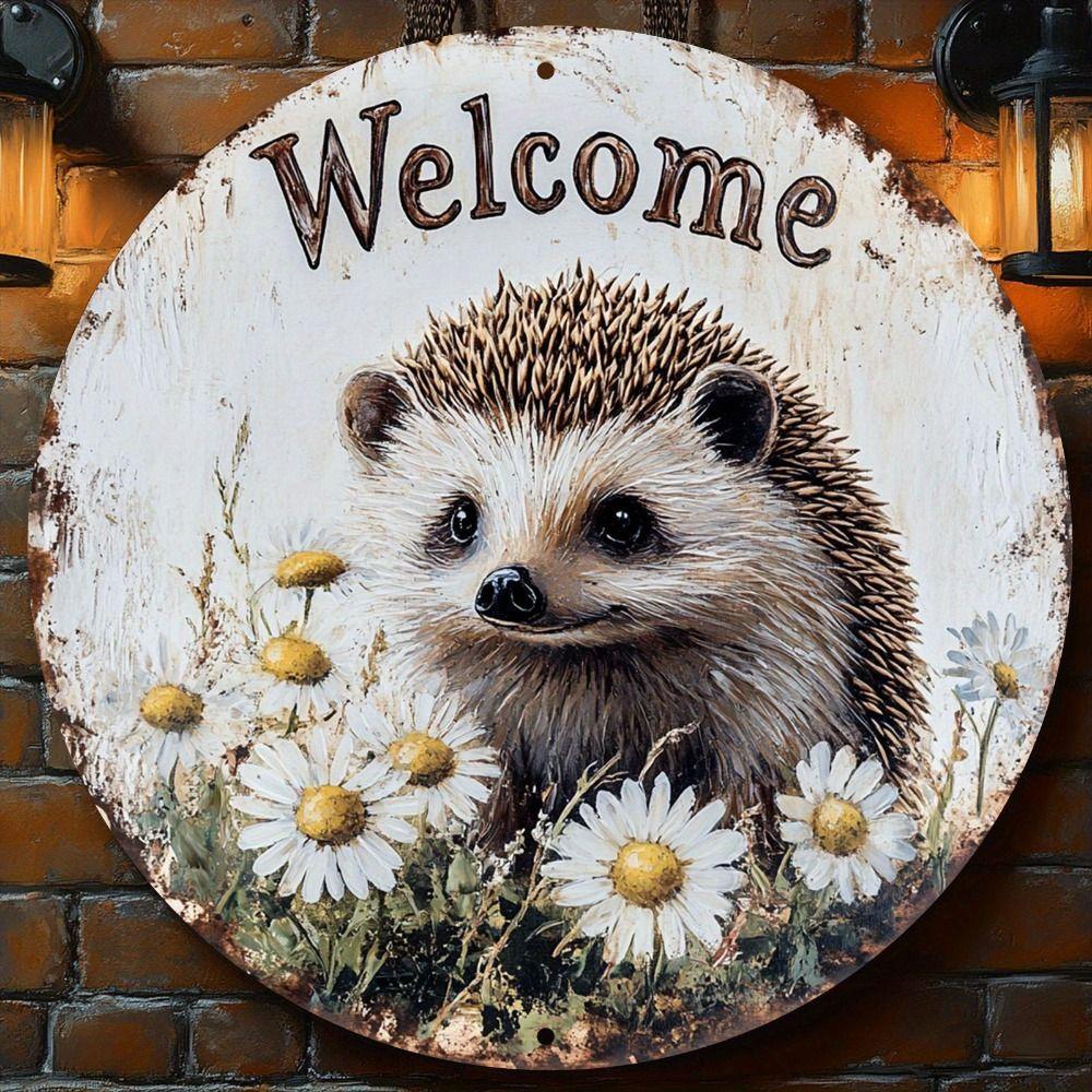 2D Flat Metal Wall Sign Decor