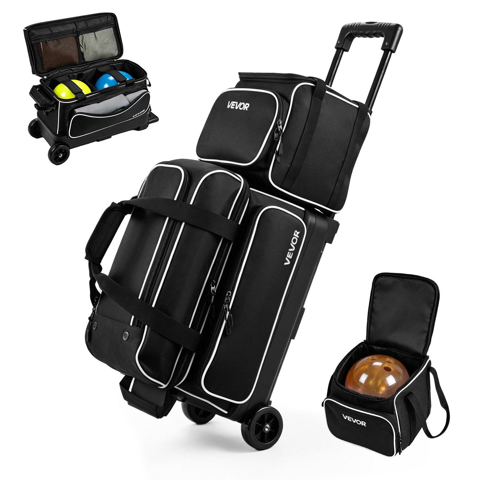 VEVOR 3 Ball Bowling Bag Double