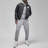 Jordan Solid Color Logo Elastic Waist Fleece-Lined Knit Jogger Pants Men Bottoms Grey DQ7469-091