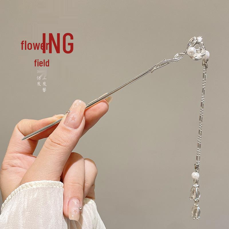 Korean Retro High-End Metal Hairpin - New Ancient Style
