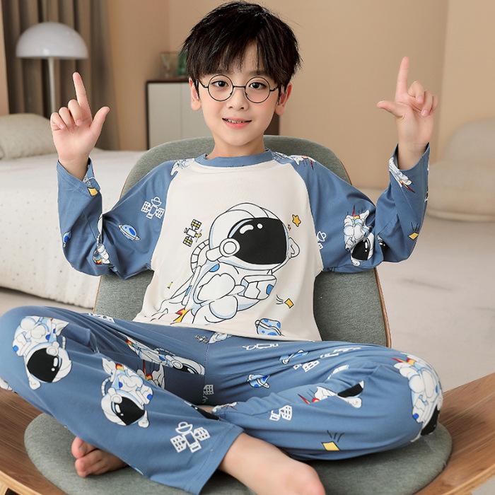 

Детский пижамный комплект с длинными рукавами и рисунком - весна и осень 8 (Height 95-105 cm)