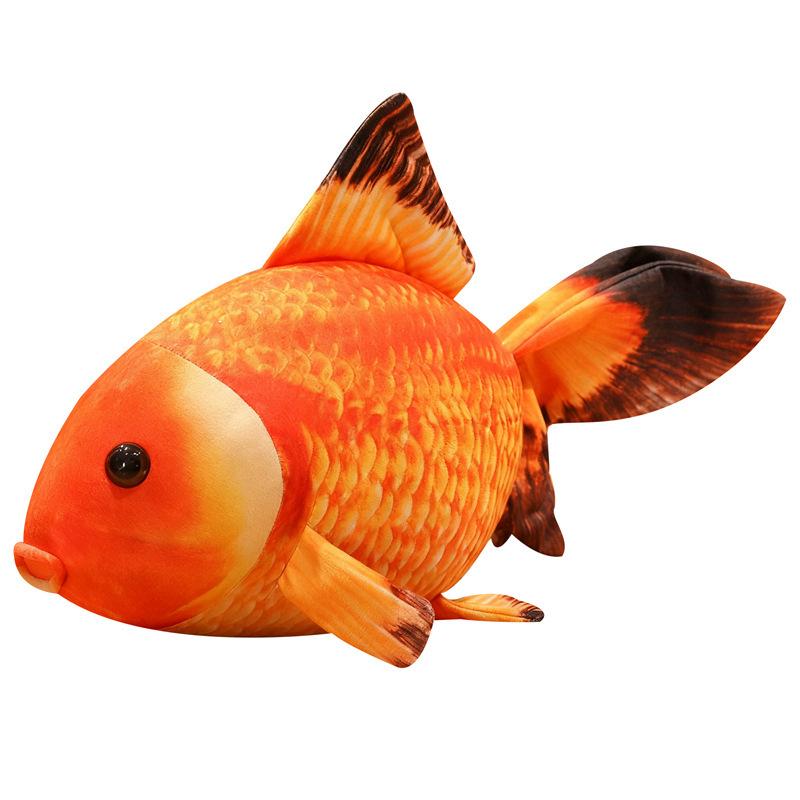 Cartoon Simulation Goldfish Doll Plush Toy Small Fish Doll Home Pillow Cushion Girl Soothing Doll