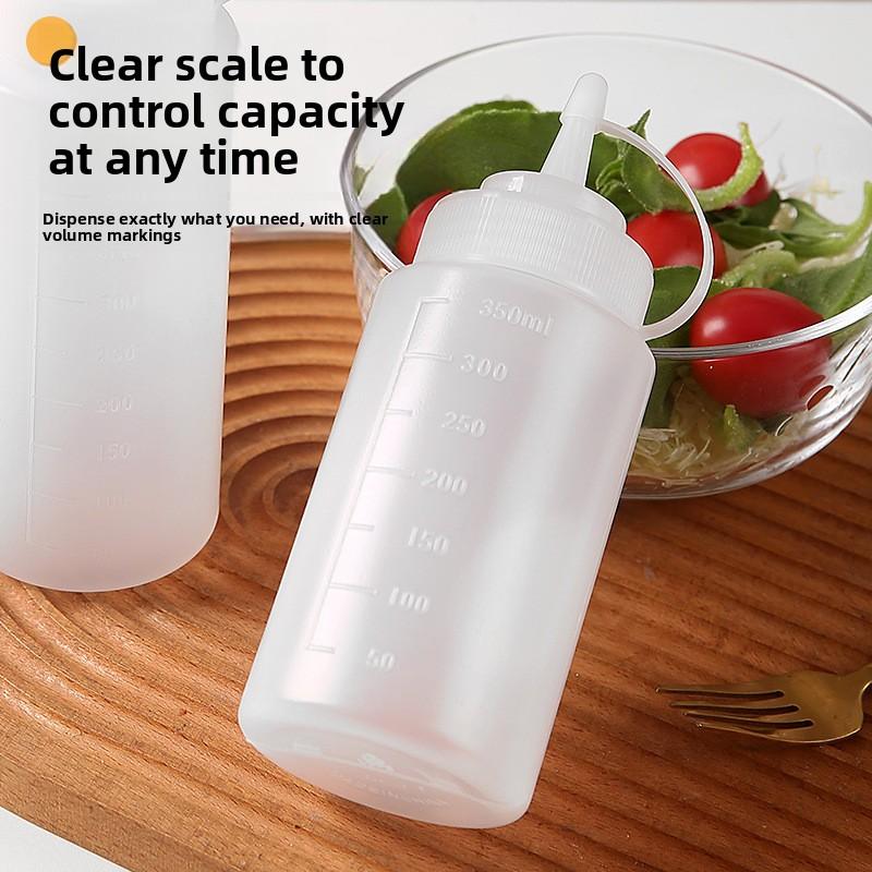 Household squeeze sauce bottles, oil bottles, scale bottles, plastic bottles, thickened seasoning bottles, pointed-mouth bottles