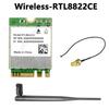 RTL8822CE WiFi5 Dual Band Wireless Card with Bluetooth for Jetson (NGFF M.2)