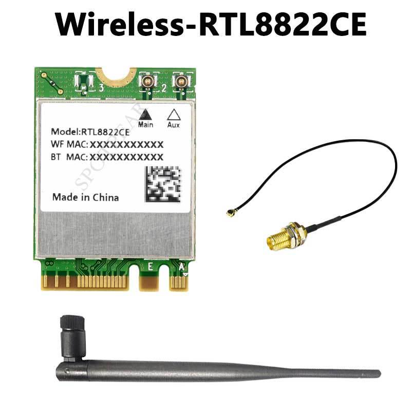RTL8822CE WiFi5 Dual Band Wireless Card with Bluetooth for Jetson (NGFF M.2)