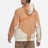 Nike Sportswear Swoosh Color-Block Logo Hooded Woven Jacket Men Outerwear Orange DD5968-212