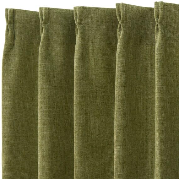 

Nitori Blackout Grade Set of NITORI 7349585 Curtains, 2, RD024, 150x200cm, 2, Yellow-Green,