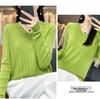 Summer 2025 Women's Plus Size V-Neck Long Sleeve Hollow Out Knit Sweater Cardigan Blouse
