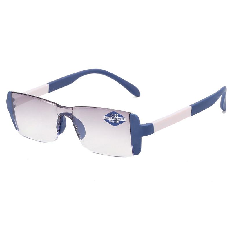 Box Multifunctional Reading Glasses Dual-purpose for Distance Fashion Middle-aged Eyeglasses  Anti Blue Light Bifocal Eyewear