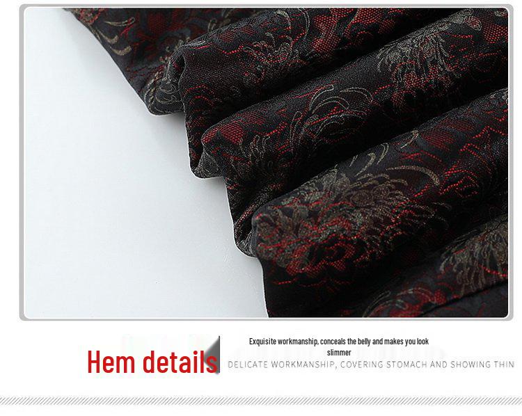 Grandma's Winter Cotton Padded Jacket - New Chinese Style, Thickened, Plus Size, Velvet Lining for Elderly Women