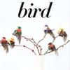 6PCS Mixed Color Artificial Birds DIY Accessories Faux Foam Animal  Garden Ornament