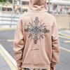 Li-Ning X Dunhuang Museum Co-Branded CF Trace Series Casual Sport Pullover Hoodie Men Tops Gingerbread-Brown AWDQC51-4