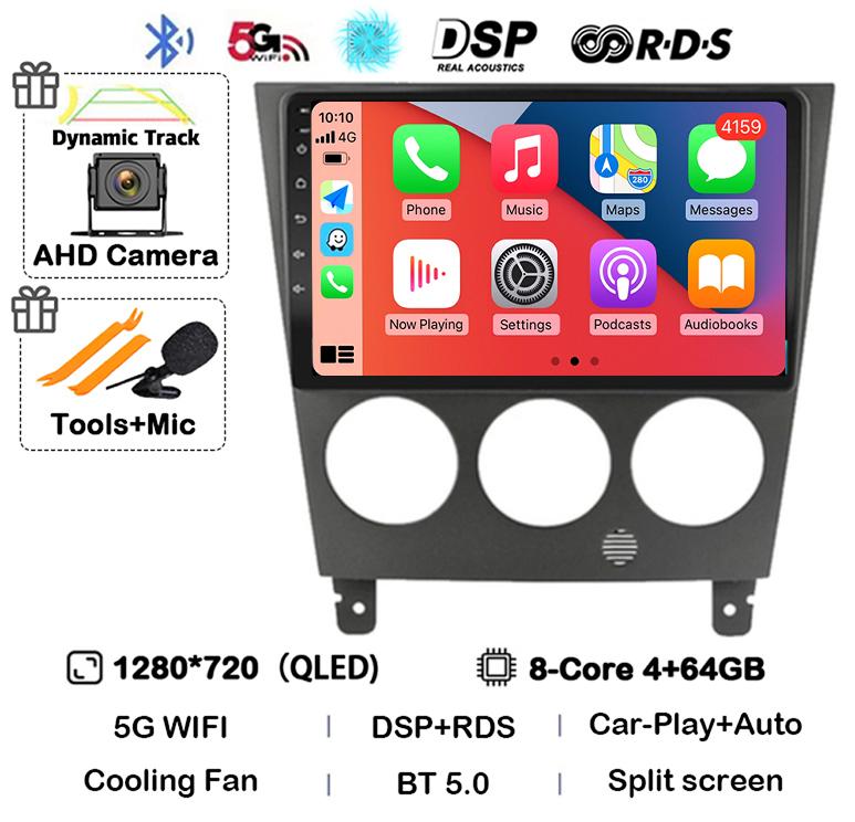 Android 14 Carplay Auto 4G Wifi For Subaru Impreza GD GG 2002 - 2007 Car Radio Multimedia Player GPS 360 Camera Stereo Head Unit