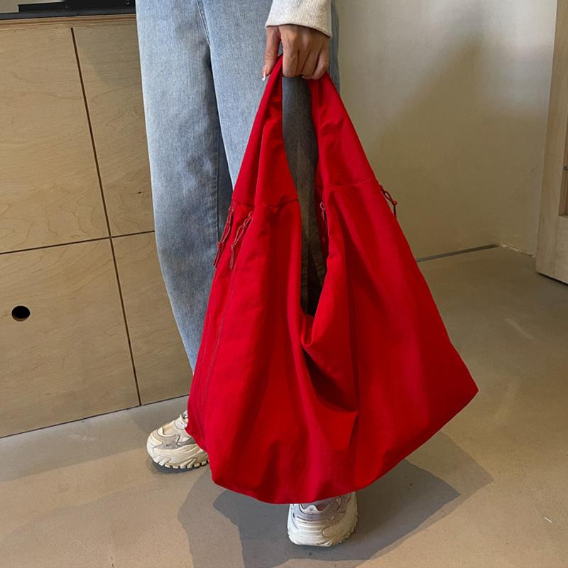 Nylon High Capacity Casual Shoulder Bags Commuting Women's Tote Bags Fashion Solid Color Handbags AVE