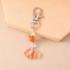 Starfish Pendant Keychain Colorful Women Keychain Accessories Beaded Key Chain Premium Cute Clownfish Keychain For Car Keys Kids