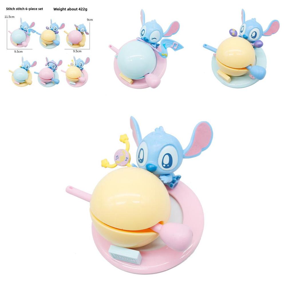 Wooden Fish Stitch Character Pvc Desk Organizer With Mobile Stand For Collectors