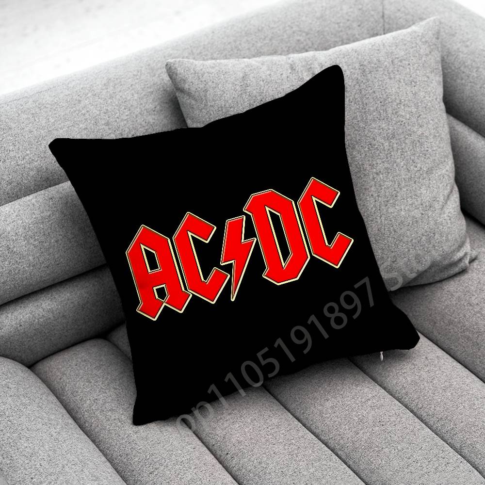 A-AC Highway to Hell D-DC Throw Pillow Case For 45x45cm 40x40cm 55x55cm 50x50cm 30x30cm Square Car Pillowcase Shell
