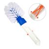 Round Pool Step and Corner Brush with Stiff Bristles for Deep Cleaning Crevices Fits Telescoping Poles with Adjustable Clips