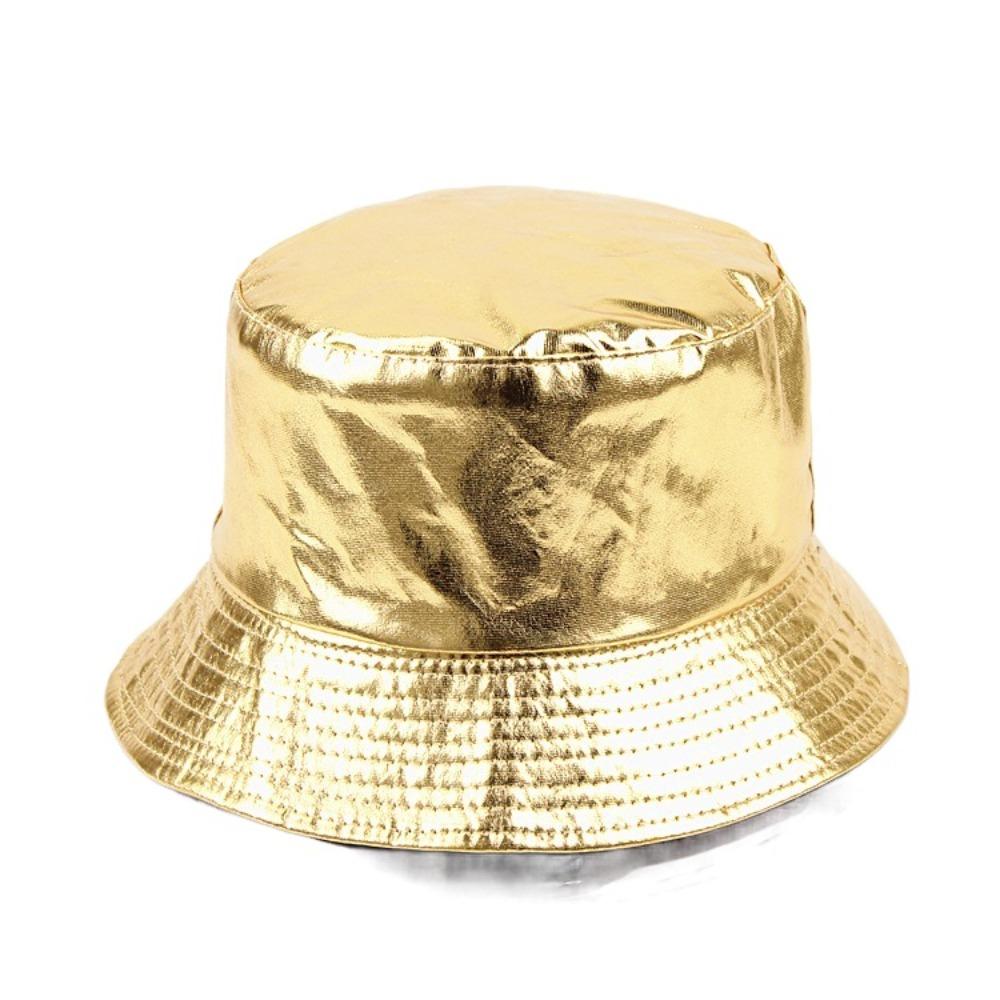 Solid Color Sun Hat Reversible Bucket Cap Simple Fisherman Hat  Summer