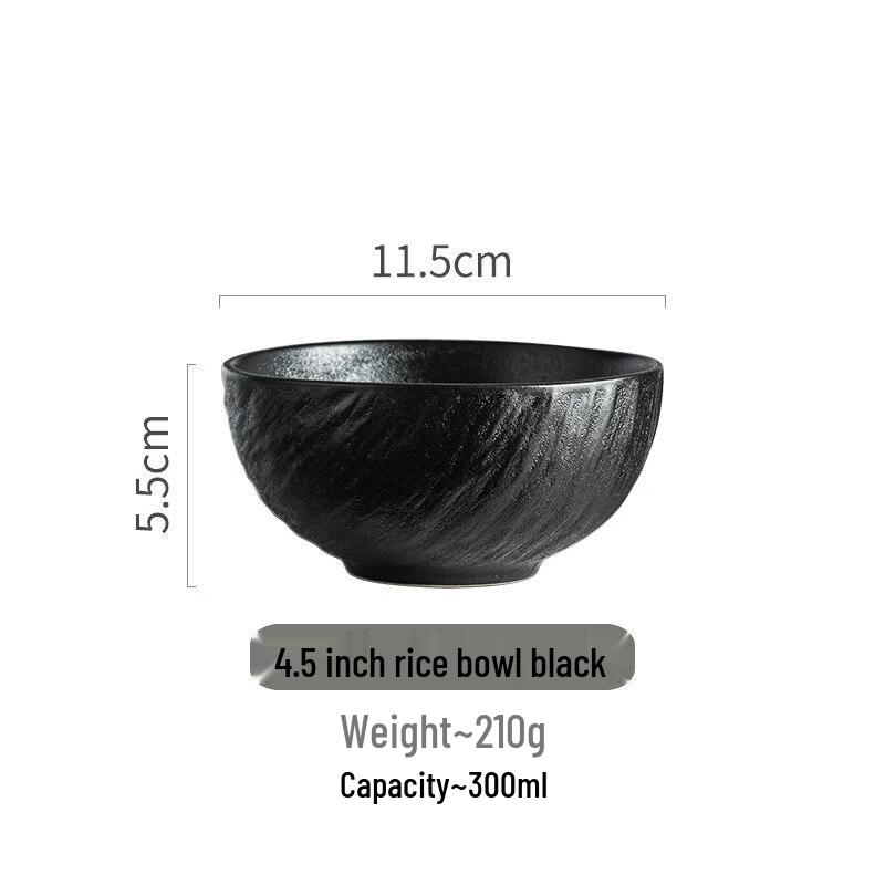Japanese Style Rock Pattern Enamel Soup Bowl