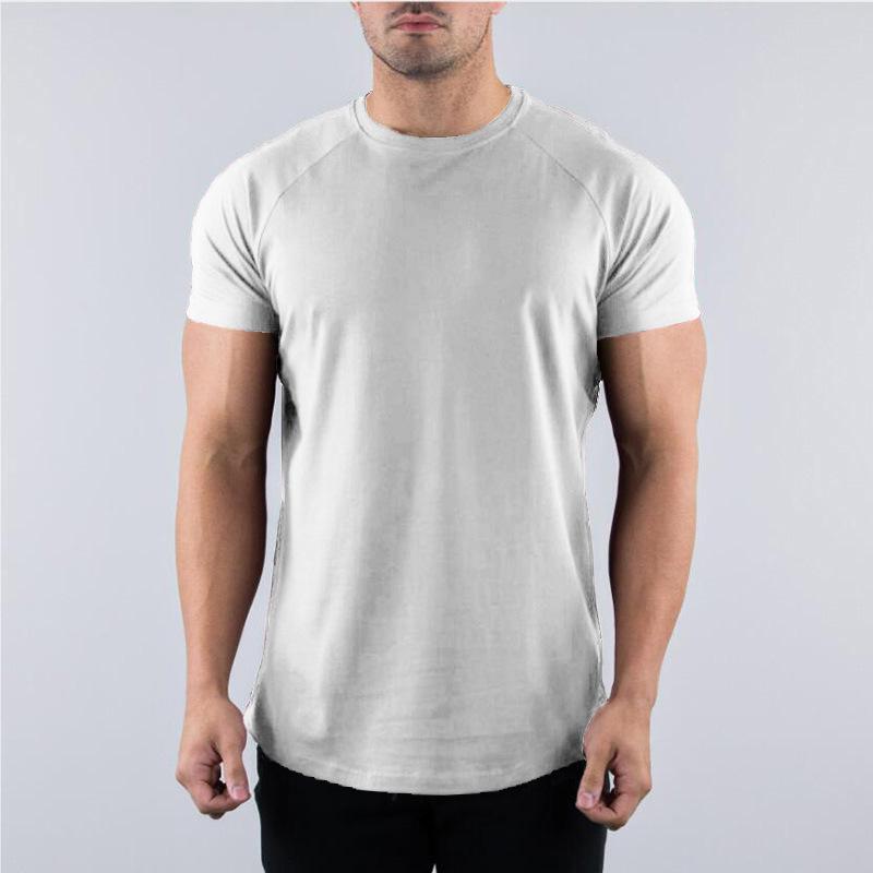 New Men'S Polo Shirt Made Of Pure Cotton With Dropped Shoulders High-Quality Loose Fit For Fitness Versatile For Daily Exercise Short Sleeved Casual