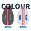 2pcs PVC Car Rearview Rain Eyebrow Transparent Stickers for Ford focus Fiesta EcoSport ESCORT ranger fusion mondeo Mustang