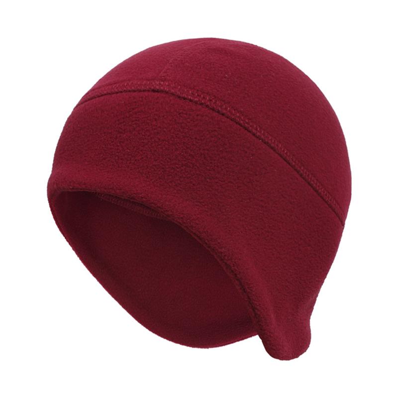 Winter Outdoor Warm Beanie Rocker Fleece Ear Protection Cap Windproof Coldproof Headwrap Hat Lined Hat Bicycle Riding Hat