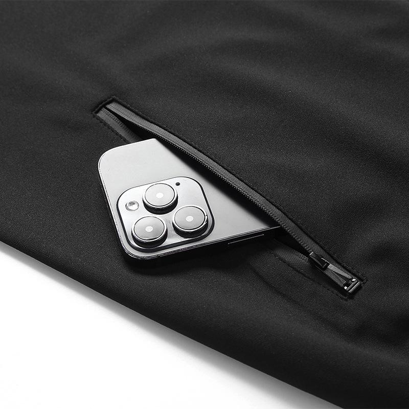 Conjunto Esportivo Masculino Duas Peças Casual Primavera e Outono Manga Longa Cardigã Moletom Calças Roupa Esportiva para Exterior Roupa Esportiva Masculina