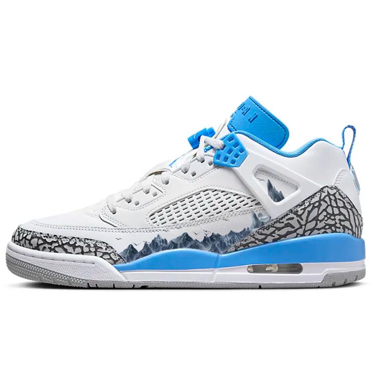Jordan Spizike Vintage Basketball Shoes Unisex Low top Blue/White FQ1759-141(Team56-) 42.5