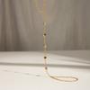  Ocean Series 18K Golden PVD Cuff Finger Chain Bracelet Stainless Steel High Quality PVD Plated Finger Jewelry Gift