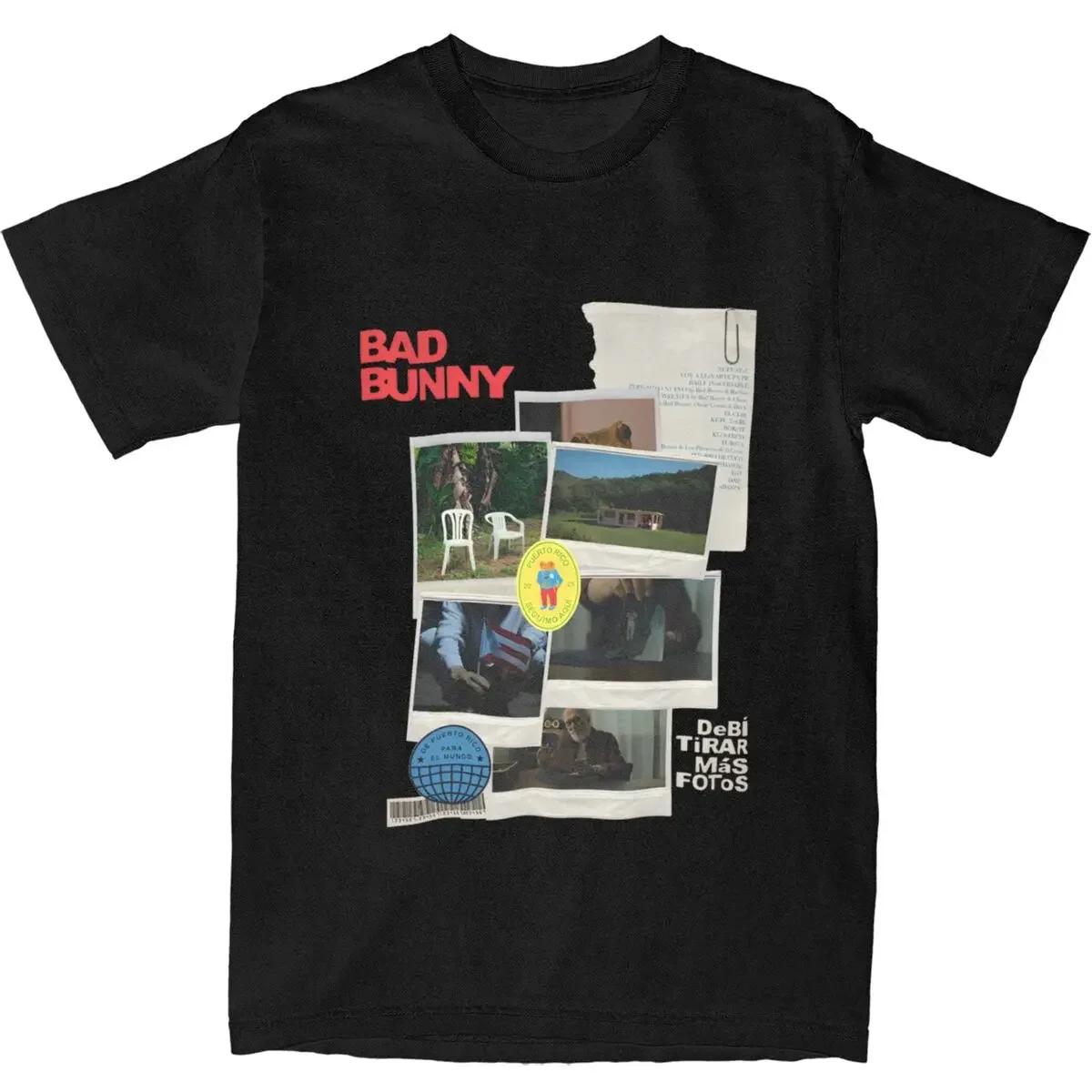 

DTMF with Bear Cartoon Debi Tirar Mas Fotos Printing Bad Bunny Hippe Women T Shirt Summer T Shirts Cotton Tshirt for Men Top Tee S