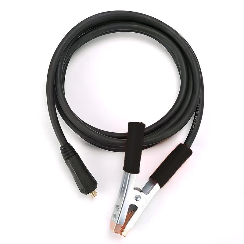 300-500A Massekabelklemme Elektrodenhalter Schweißmasseklemme Schweißzange Set Für MIG TIG Lichtbogenschweißen 5m Kabel 10-25 Stecker
