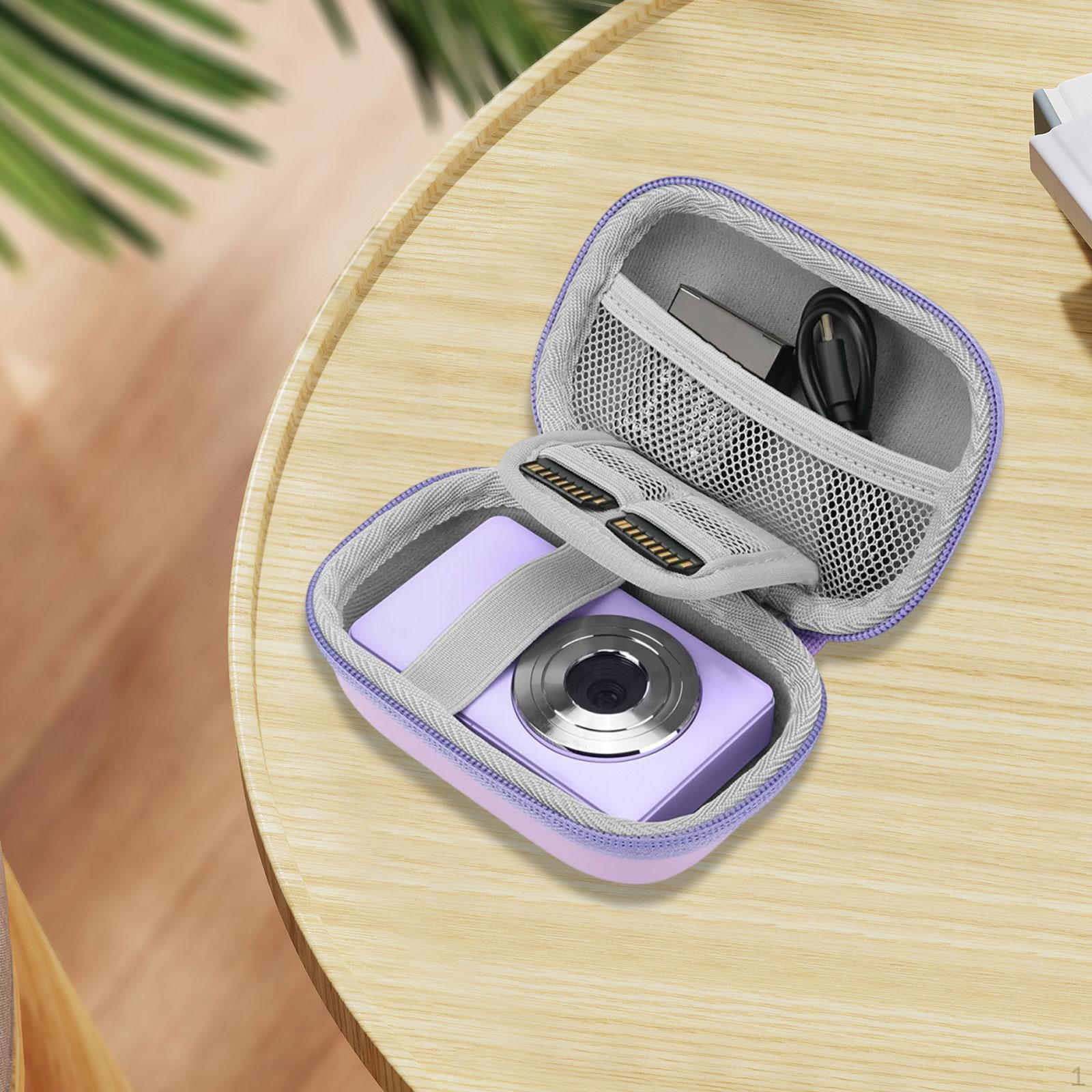 

Digital Camera Case SD Card Storage Zipper Enclosure Wear Resistant Lightweight Compact Accessories