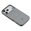 KIGC For iPhone 17 Pro Case Compatible with MagSafe PC + TPU + PU Electroplating Phone Cover