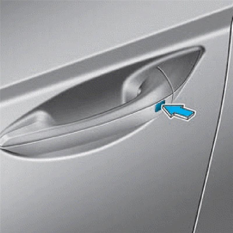 N29R_Hyundai IONIQ 2016-2020 1 Pár Vnější tlačítko kliky dveří, Číslo dílu. 82661G2720