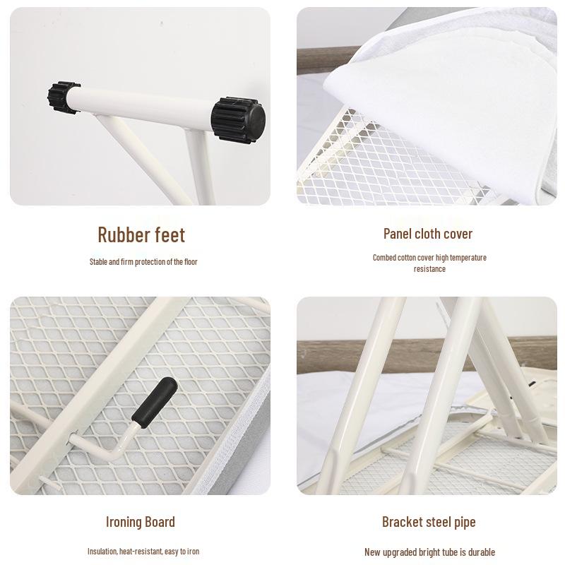 High-End Professional Large Vertical Folding Ironing Board with Electric Iron Mat