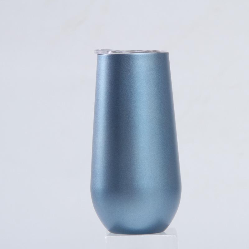 6Oz Eggshell Cup 304 Stainless Steel Swig Double-Layer Vacuum Thermos Cup Creative Red Wine Glass U-Shaped Cup