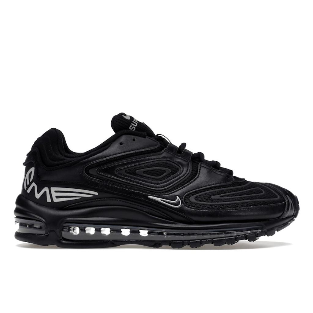 Nike Supreme x Air Max 98 TL SP Black Men Sneakers Metallic-Silver DR1033-001