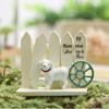 Garden Dog Fence Resin Decor For Plant Display And Picture Shooting Accessories