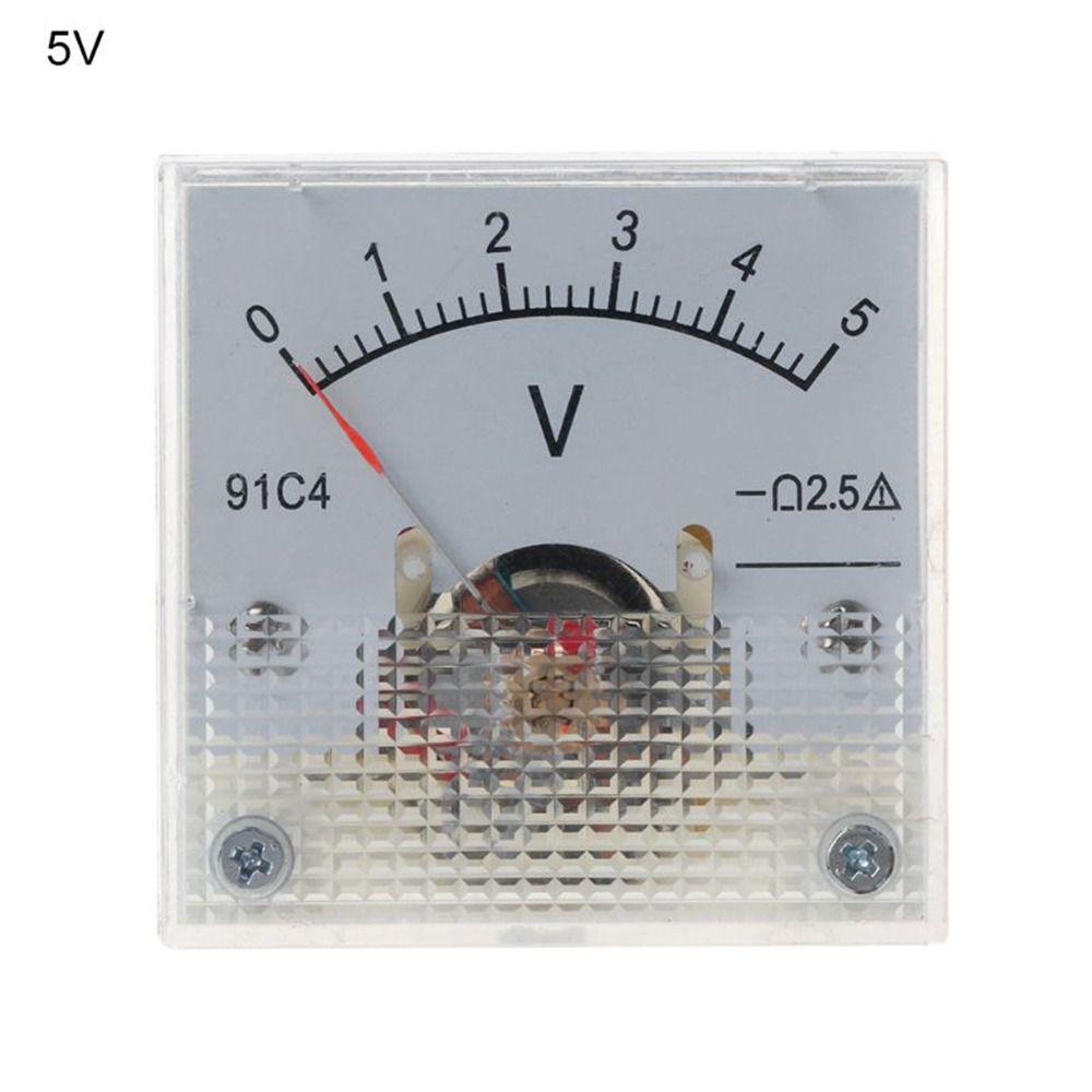 Pointer Type DC Voltmeter 91C4-V Analog Mechanics Plate table Measuring Tool Voltage Meter  Home