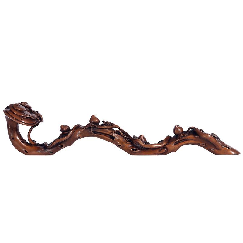 Purple Copper Auspicious Ornament Craft For Living Room Office Home Decoration Opening Gift