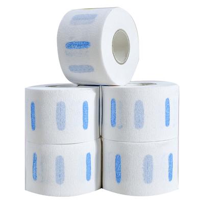 5 Rolls Neck Strips White Professional Stretchy Barber Neck Strips Paper Hairdressing Tool for Hair