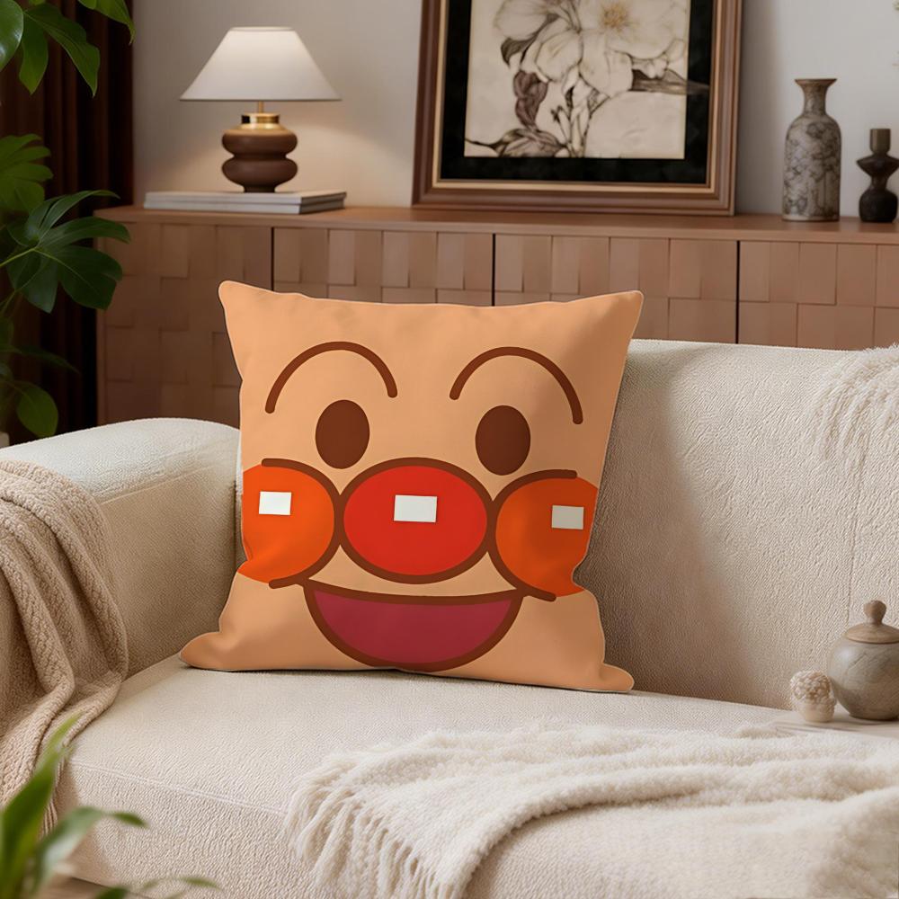

Kids Anpanman Cushion Cover Cushion Cover Set 4Pcs 50x50 45x45 40x40 Pillowcase Decorative Sofa Home Decor 30X30cm
