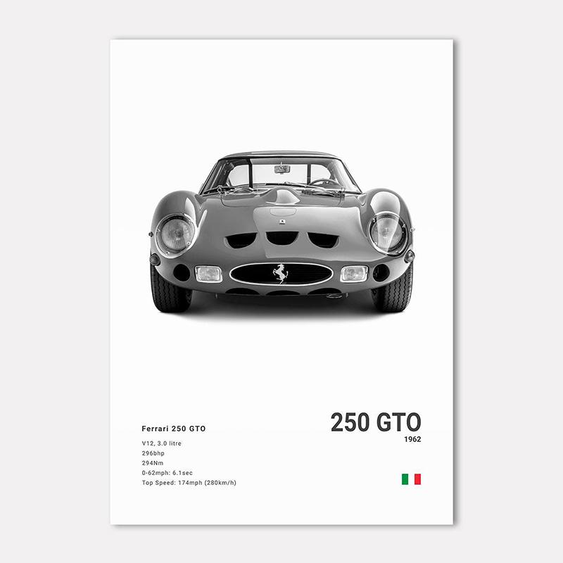 Famous Cars 812 458 296 Canvas Wall Art Print Poster 599XX SP3 F8 Decoration Mural Modern Home Decor Birthday Gift Unframed