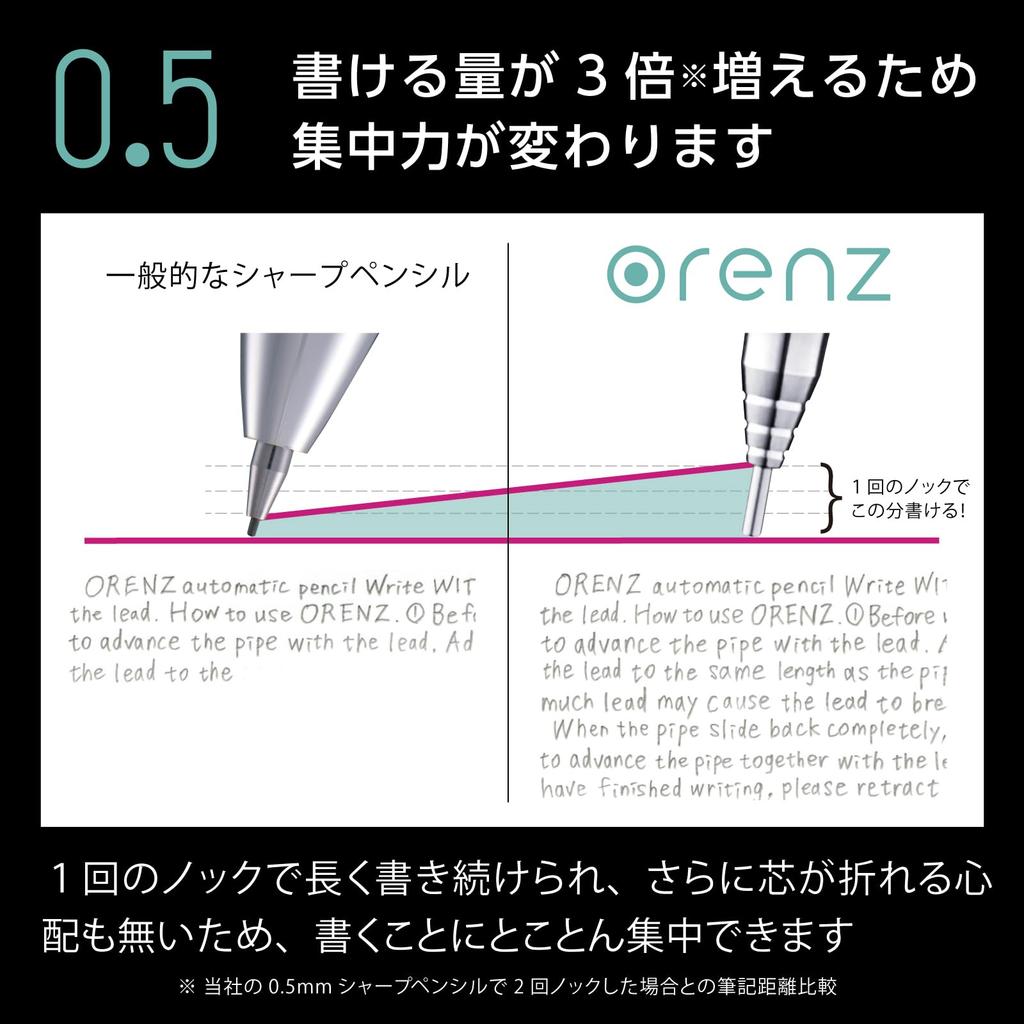 Pentel Orenz Mechanical Cherry 5 Pencil, 0.5mm, Red, Pens, XPP505-GB