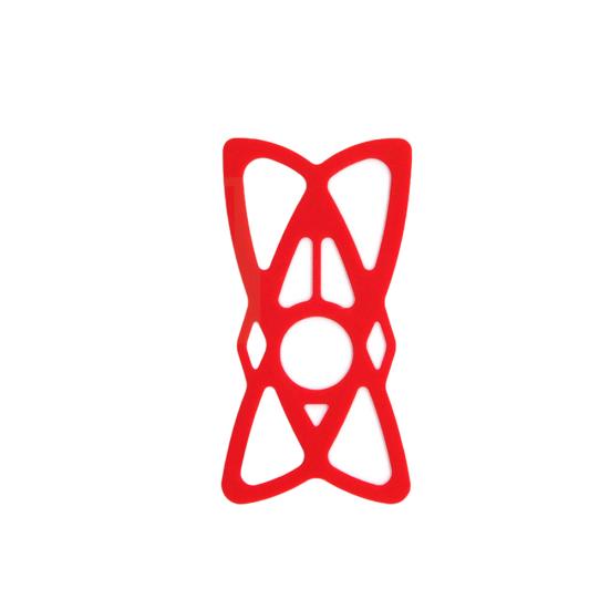 

Универсальный силиконовый ремешок для крепления держателя телефона на горном велосипеде красный